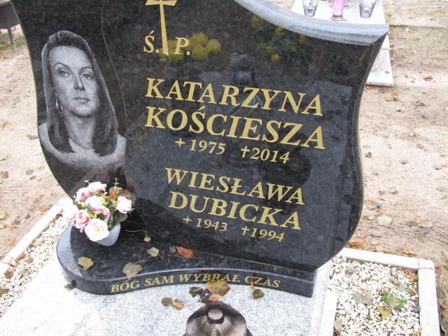 Katarzyna Kościesza 1974 Otyń - Grobonet - Wyszukiwarka osób pochowanych