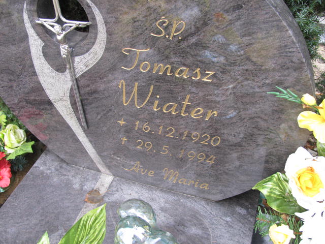 Tomasz Wiater 1920 Otyń - Grobonet - Wyszukiwarka osób pochowanych