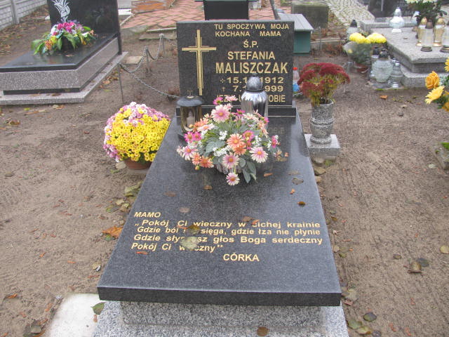 Grób Stefania Maliszczak