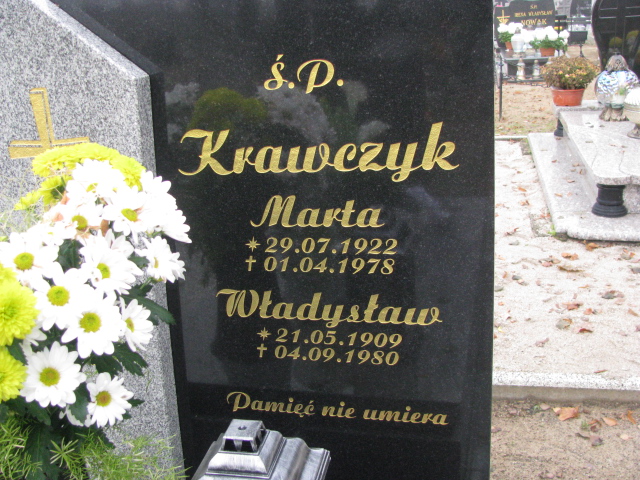 Grób Marta Krawczyk