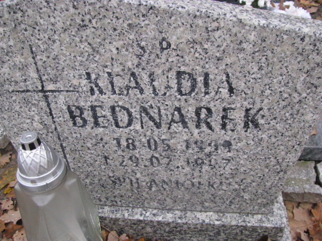 Grób Klaudia Bednarek