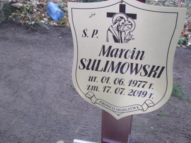 Marcin Sulimowski 1977 Otyń - Grobonet - Wyszukiwarka osób pochowanych