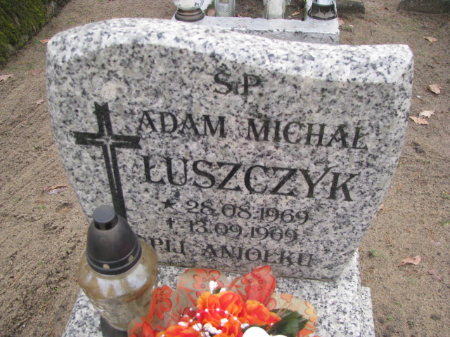 Adam Michał Łuszczyk 1969 Otyń - Grobonet - Wyszukiwarka osób pochowanych