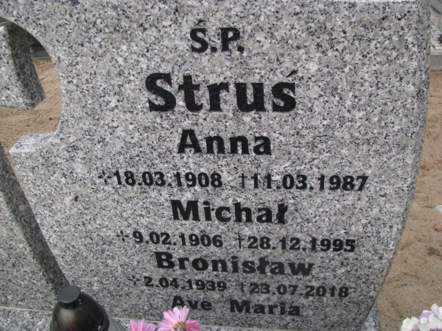 Michał Struś  1906 Otyń - Grobonet - Wyszukiwarka osób pochowanych